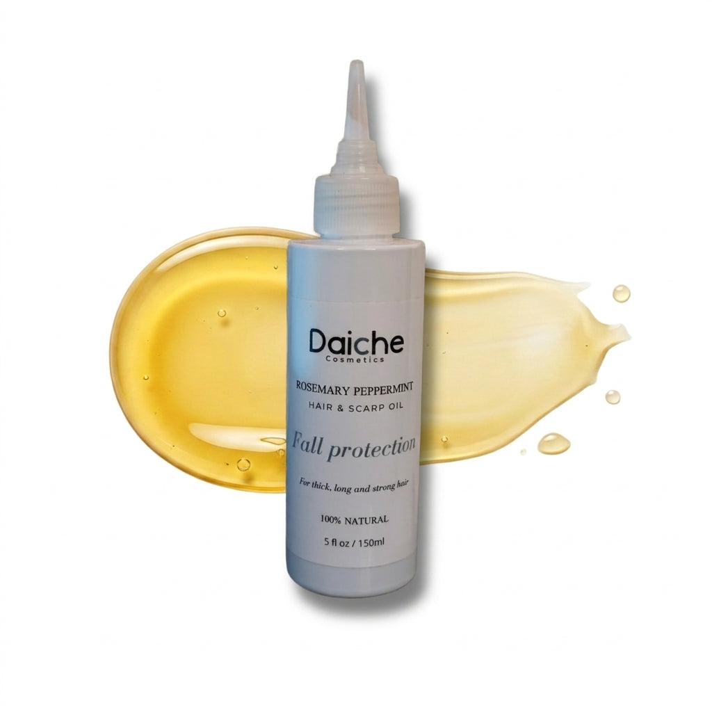Daiche Huile Capillaire et Cuir Chevelu au Romarin & Menthe Poivrée –anti-chute